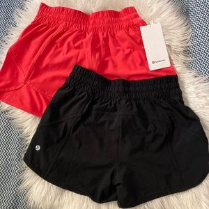 Two NEW lululemon shorts